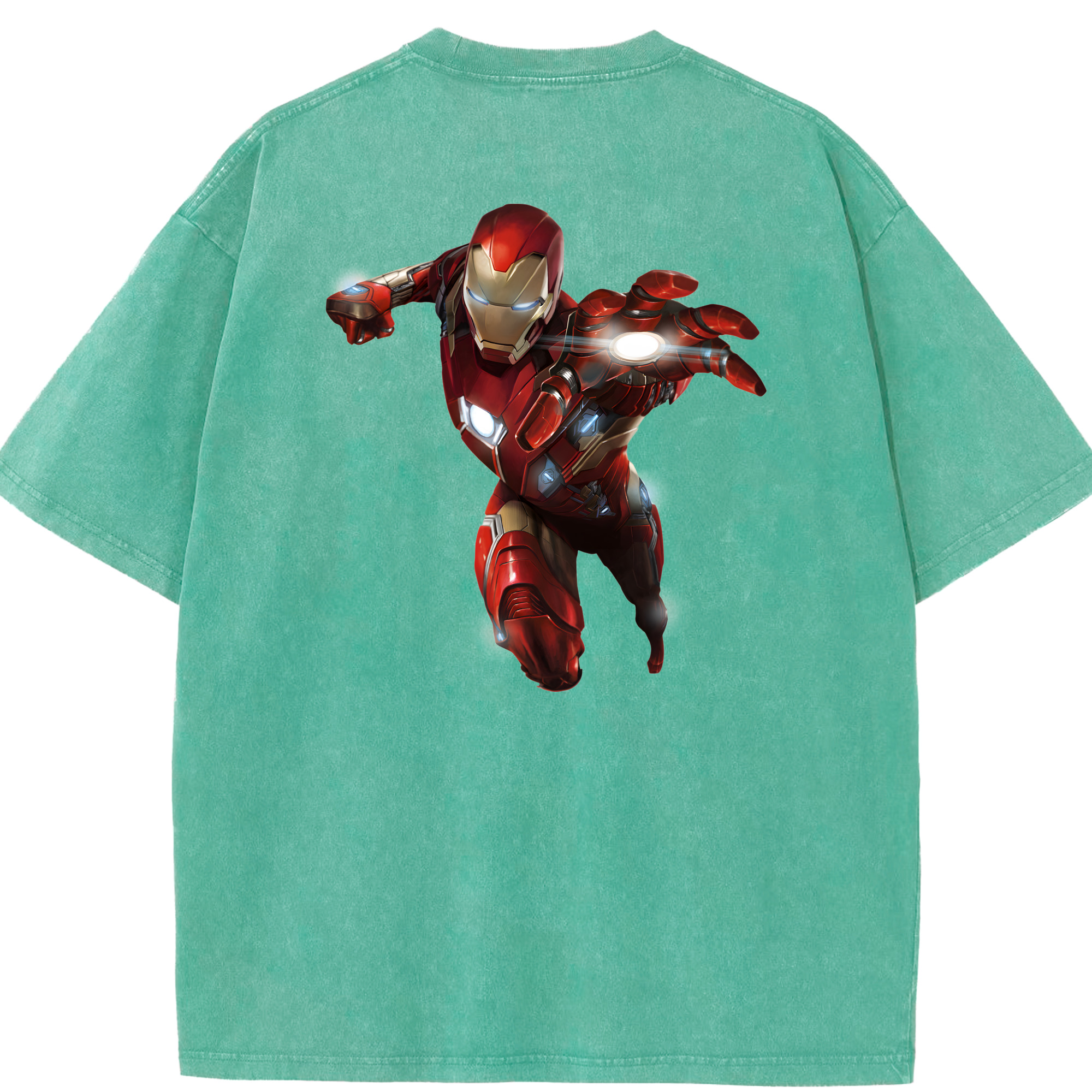 （画像用） アベンジャーズ The Avengers 綿100% ヴィンテージ風 半袖Tシャツ（背面プリント）